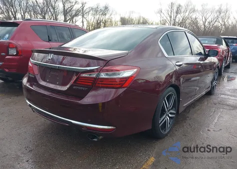 2016 Honda Accord Sport from USA, damaged, VIN 1HGCR2F57GA155751